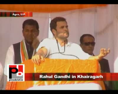 Watch Congress General Secretary Rahul Gandhi said that while all other states are surging ahead the biggest state UP is lagging behind. He was addressing an election meeting in Khairagarh, Agra as part of his election campaign for the ongoing assembly election Video