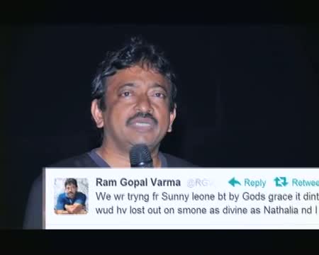 Watch RGV awestruck by Mathalis's beauty Video