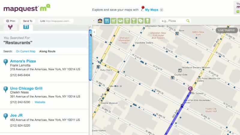 Watch Take a Tour of the New MapQuest Video