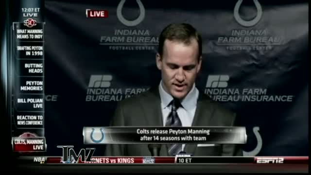 Watch Peyton Manning Retires... Cries a LOT Video