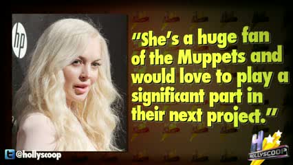Watch Lindsay Lohan Wants In The Next Muppets Movie! Video