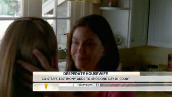 Watch Sheridan weeps on stand during 'Housewives' trial Video