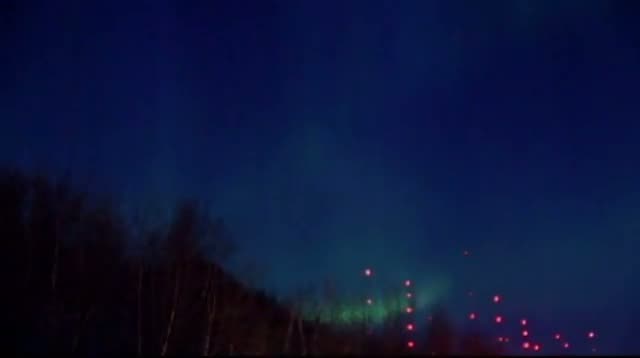 Watch Raw Video - Solar Storm Fuels Northern Lights Video