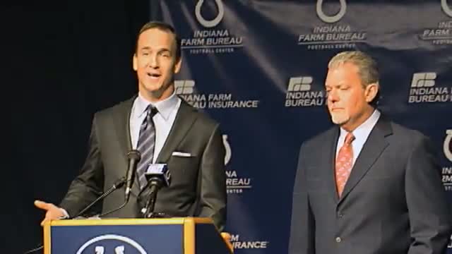 Watch Peyton Manning cut by Colts - Marvez Video