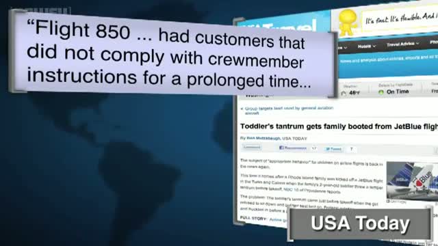 Watch Toddler Tantrum Gets Family Booted off Flight Video