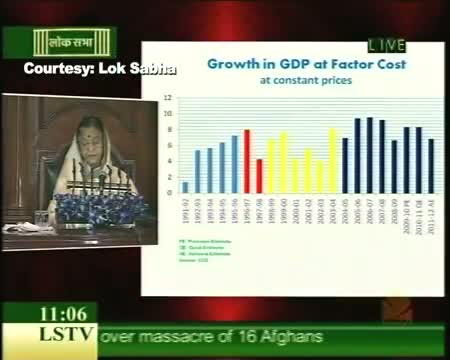 Watch Budget session 8 9% growth rate on govt's radar Video