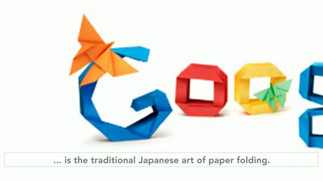 Watch Akira Yoshizawa Origami Google doodle 2012 Video