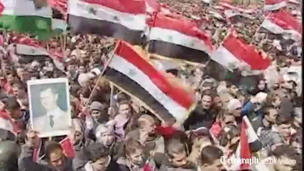 Watch Pro-Assad rallies held in Syria Video