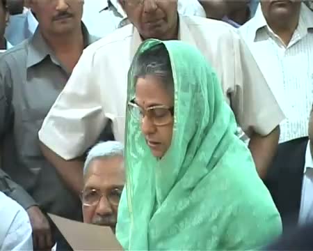 Watch Jaya Bachchan files nomination for Rajya Sabha Video