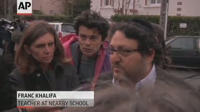 Watch Deadly Shooting Outside Jewish School in France Video