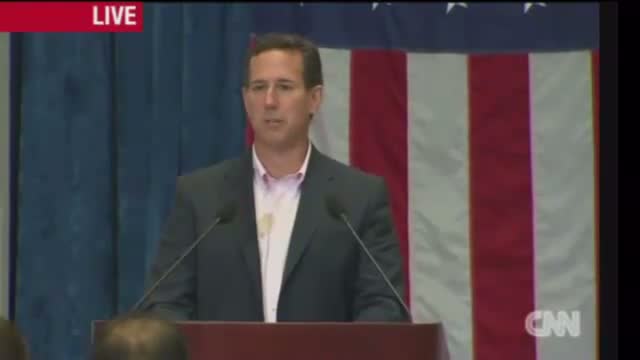 Watch Rick Santorum prefers Barack Obama to Mitt Romney Video