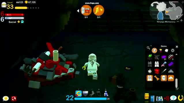 Watch LEGO Universe - SpeedWalking in the NinjaGo! Caves Video