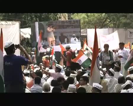 Watch Ninth grade supporter promotes Anna through Anna TV Video