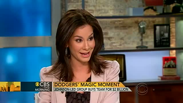Watch Magic Johnson-led group buying Dodgers for $2B Video