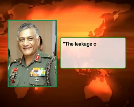 Watch Army Chief asks govt to treat leleak as act of high treason Video