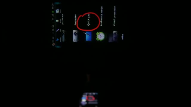 Watch Samsung I8530 Galaxy Beam UI and projector demo Video