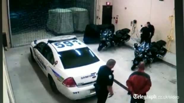 Watch Trayvon Martin shooting - CCTV shows George Zimmerman sustain video Video
