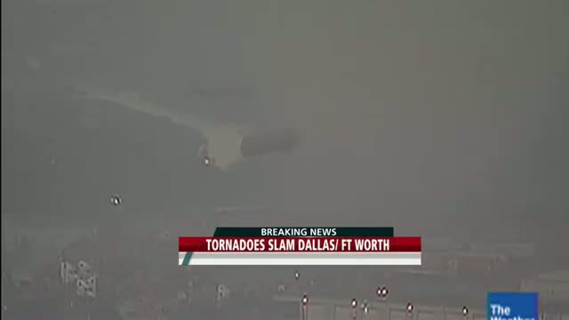 Watch Dallas Tornado Throwing Semi Trucks April 3rd 2012 RAW video. Video