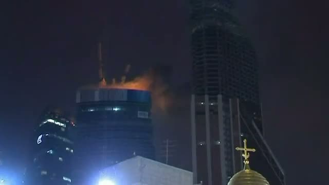 Watch Flames engulf Moscow skyscraper, the Federation Tower video Video