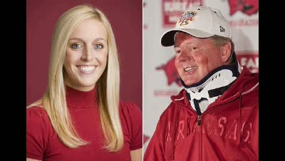 Watch 25-year-old Jessica Dorrell was on Bobby Petrino's motorcycle during crash, and he covered it up Video