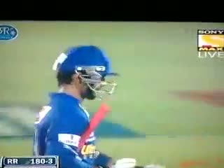 Watch DLF IPL 2012 - Ajinkya Rahane Wicket Vs Kings XI Punjab - Match 4 Video