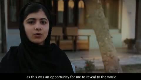 Watch Eighth grader stood up against terrorism for education! (Full HD Video) Video