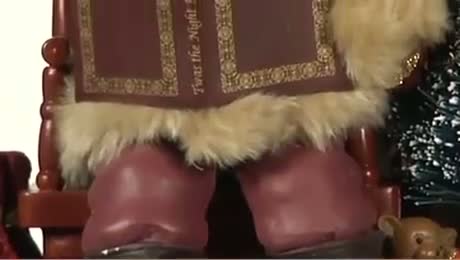 Watch Thomas Kinkade Christmas, Thomas Kinkade Figurine, Santa Reading 'Twas The Night Before Video
