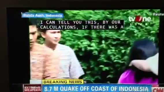 Watch Clip from Indonesia Earthquake Sumatra 8.7 HD Video