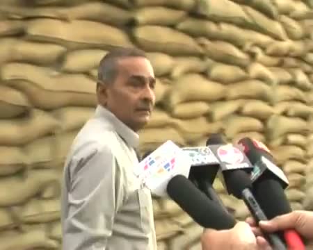 Watch Tonnes of wheat drenched in rain Video