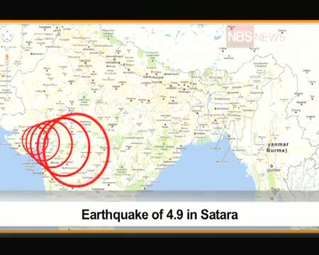 Watch Earthquake of 4.9 in Satara Video