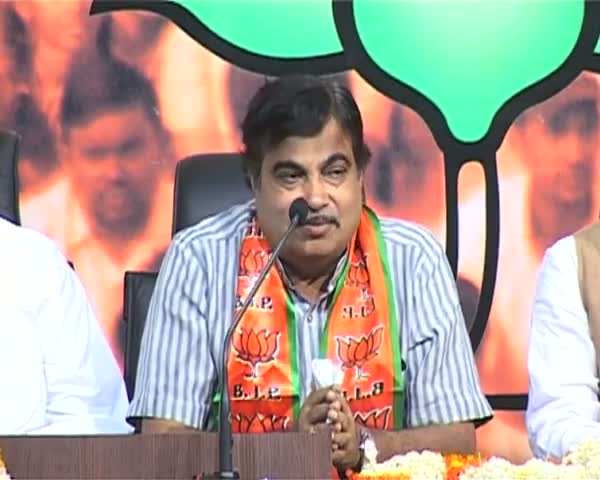 Watch MCD win indicates downfall of Congress Govt Nitin Gadkari Video