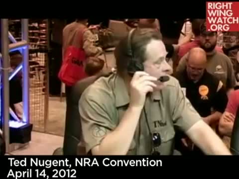 Watch Mitt Romney - "It's been fun getting to know Ted Nugent" Video