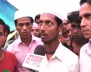 Watch Rohingya community protest outside UNHCR Video