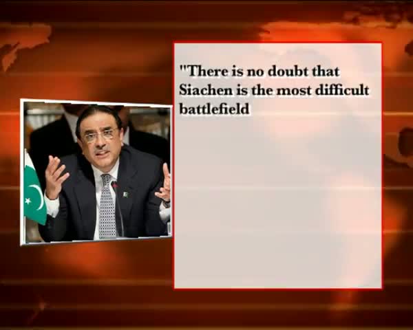Watch Siachen Zardari denies unilateral withdrawal Video
