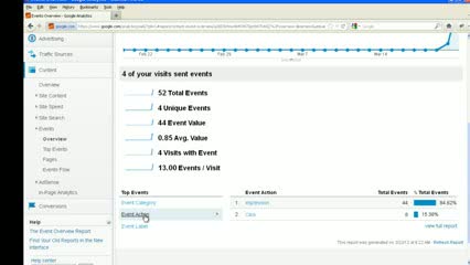 Watch How to View CTA Clicks and Impressions in Google Analytics 2012 - Compendium Video