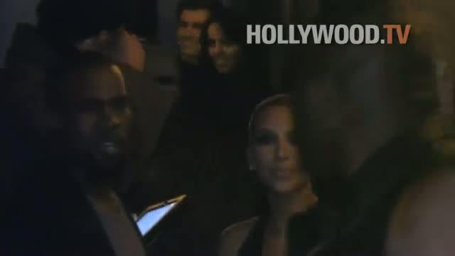 Watch Kim Kardashian, Kanye West, Malin Akerman at "Giant Mechanical Man" after party Video