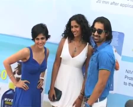 Watch Post delivery, Lara comes out to launch skincare range Video