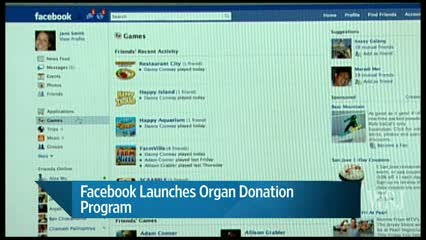 Watch Facebook Launches Organ Donation Program Video