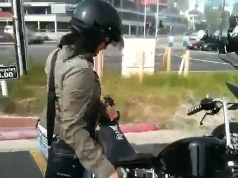Watch $exy Sunny Leone Riding a Motorcycle in Malibu Video