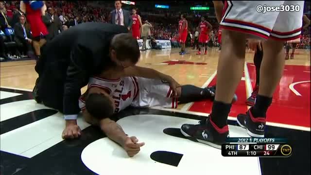 Watch Derrick Rose ACL Knee Injury Video