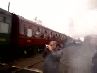 Watch Man Somehow Not Killed by Train Video