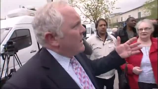 Watch Ed Miliband gets hit by an egg during Southampton walkabout Video