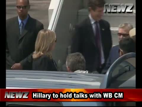 Watch Hillary Clinton arrives in Kolkata Video