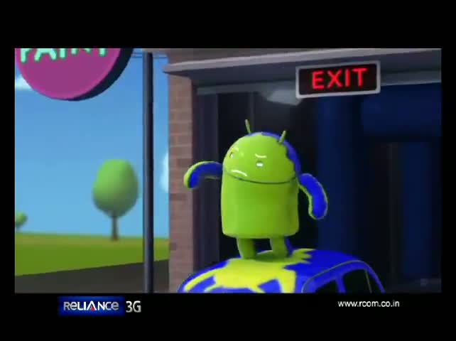 Watch Reliance Android - Blue Bot Car Paint Video