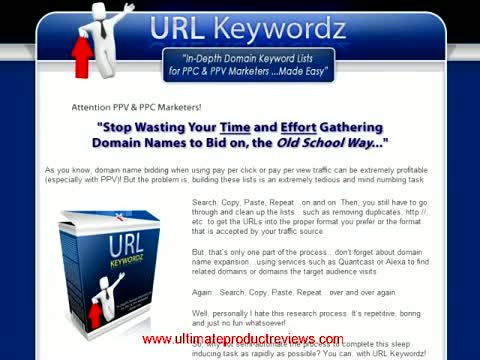 Watch Url Keywordz - The Ppv & Ppc Marketers, Time-saving Domain Keyword Tool Video