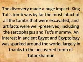 Watch Howard Carter Discovery of King Tut Facts Movie Video