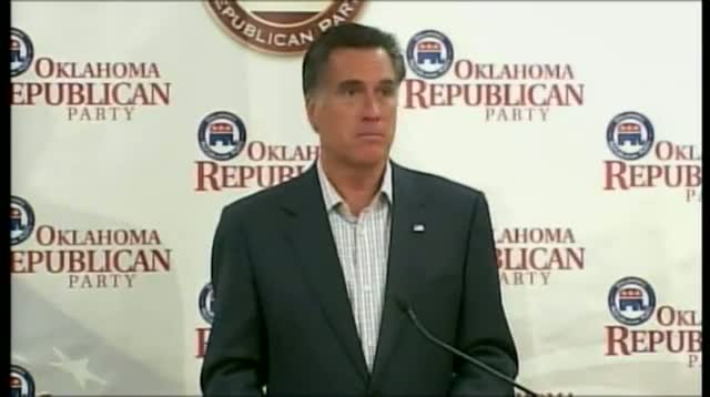 Watch Romney Stands by His Opposition to Gay Marriage Video