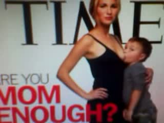 Watch Time breastfeeding cover sparks controversy video Video