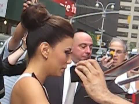 Watch Eva Longoria Leaving for The "Late Show with David Letterman" Video