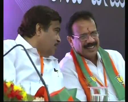 Watch Gadkari maintains calm over Yeddyurappa row Video